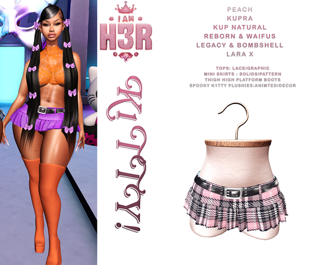 .iAmH3r! - K1tty! Mini - Pink Plaid