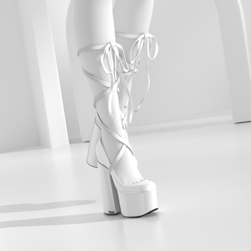!4AEM - Gaeul Heels  ( WHITE)