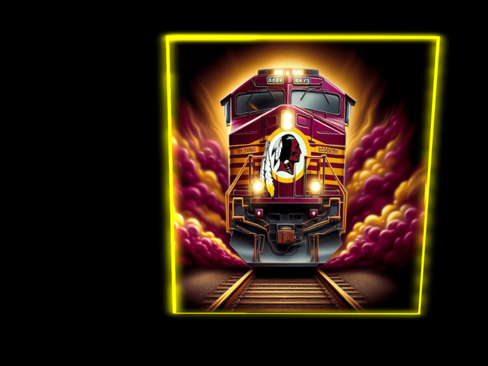 Redskins Glow Canvas
