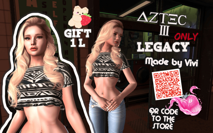 GIFT FOR LEGACY- Aztec 3 Top Vivi