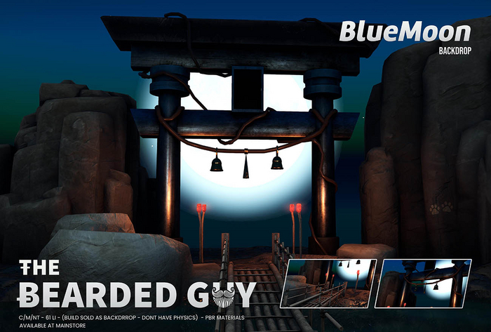 BlueMoon Backdrop PBR - The Bearded Guy