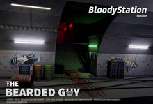 Bloody Station Backdrop - The Bearded Guy