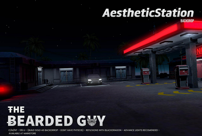 Aesthetic Station Backdrop V2 - The Bearded Guy