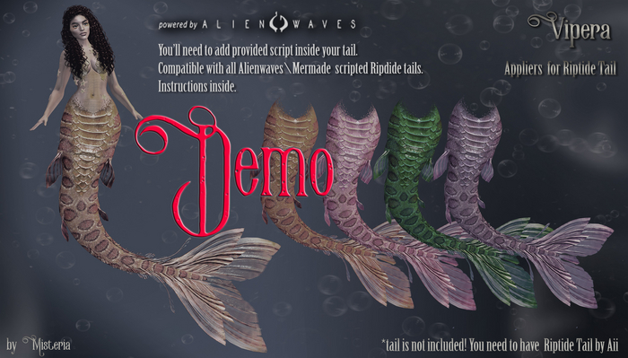 DEMO Misteria - Vipera appliers for Riptide tail