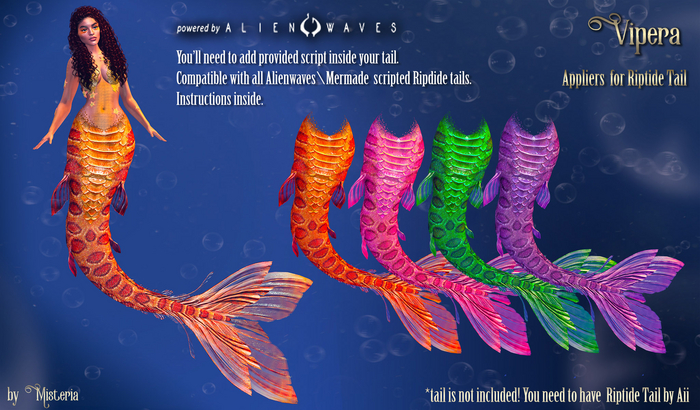 Misteria - Vipera appliers for Riptide tail
