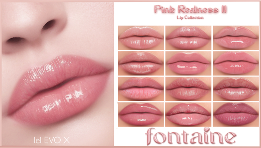 Fontaine Cosmetics - Pink Realness II Lip Collection - DEMO