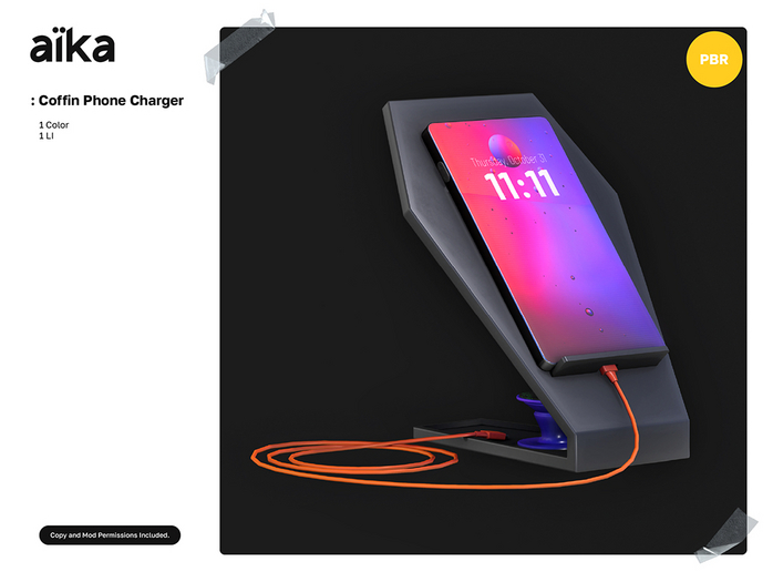 aika - Salem Coffin Phone Charger (add)