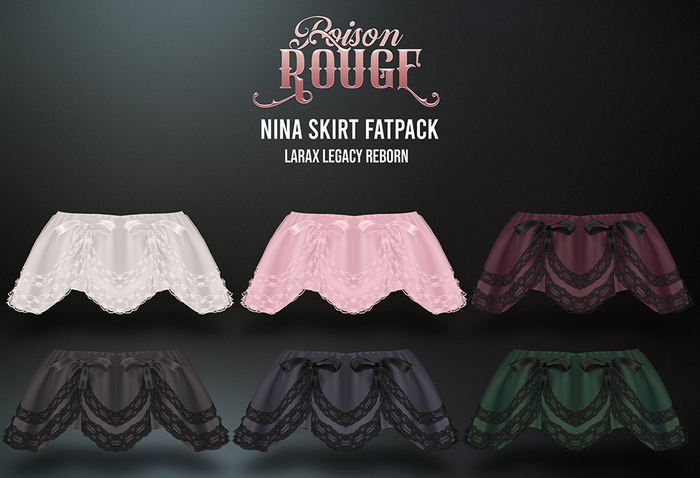 POISON ROUGE Nina Skirt FATPACK