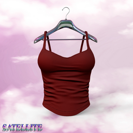 Red Lana Tank Top WAIFU