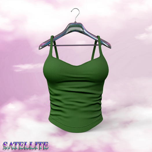 Green Lana Tank Top BOMBSHELL