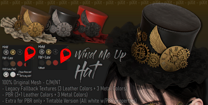 [piXit] Wind Me Up - Hat