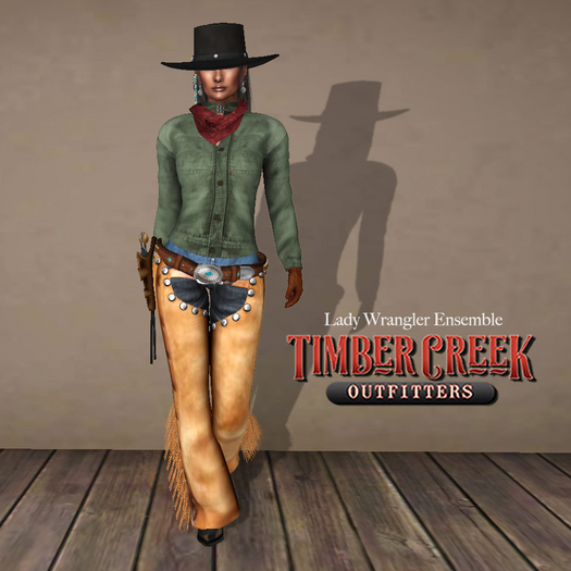 [Timber Creek] Lady Wrangler Ensemble-Forest