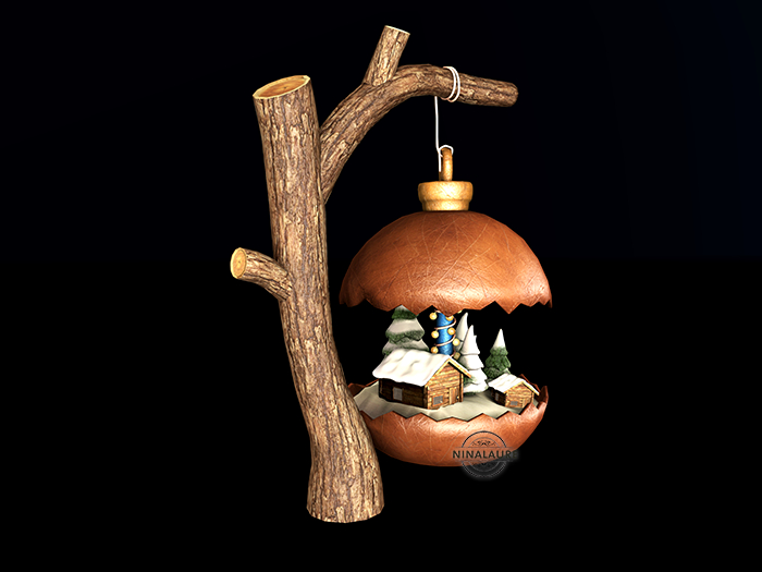 01. Myrrine. Winter stuff bauble decor RARE