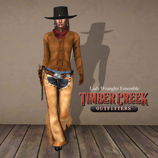 [Timber Creek] Lady Wrangler Ensemble-Pecan