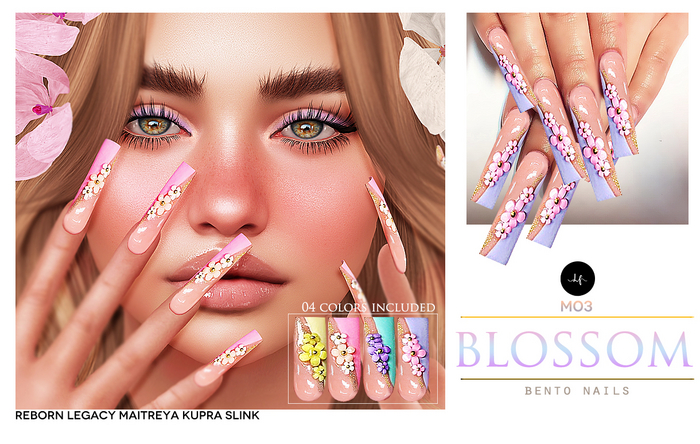 Le Forme Bento Nails M03 Blossom 