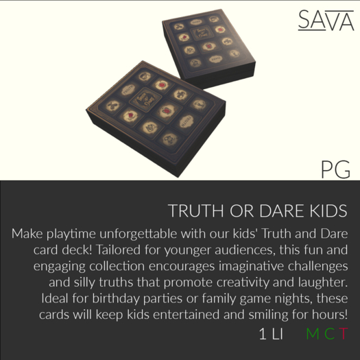 Truth or Dare (For Kids)