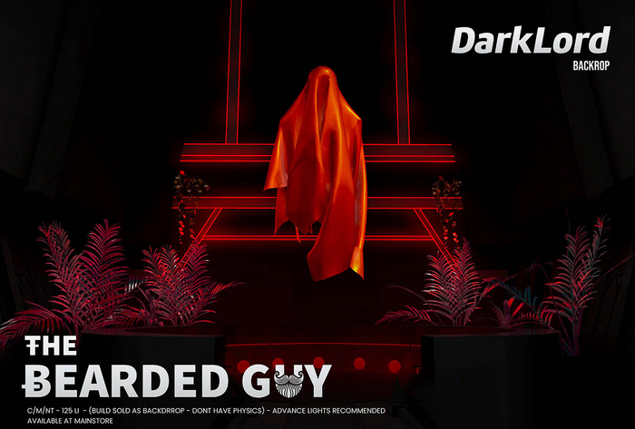 Dark Lord Backdrop - The Bearded Guy