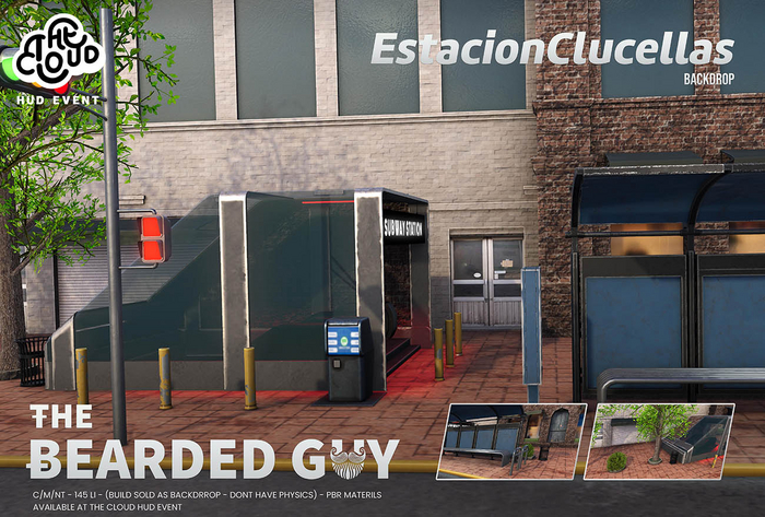 Estacion Clucellas Backdrop PBR - The Bearded Guy