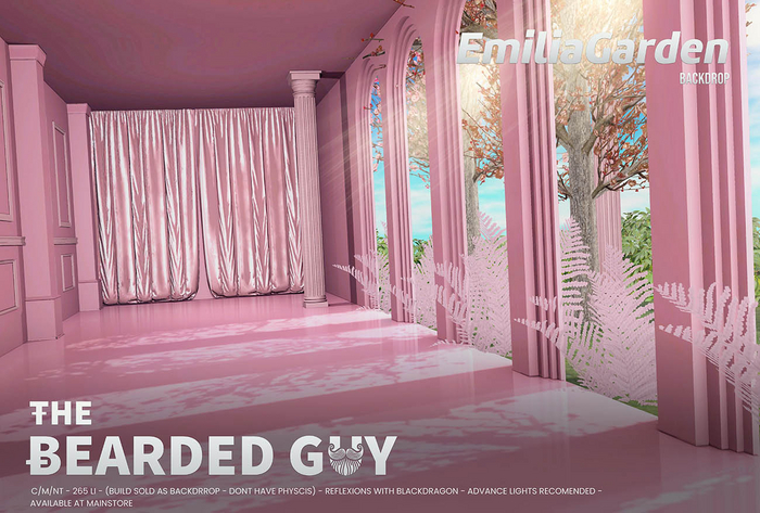 Emilia Garden Backdrop - The Bearded Guy