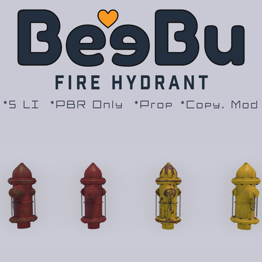 ~BeeBu~ Fire Hydrant (boxed)
