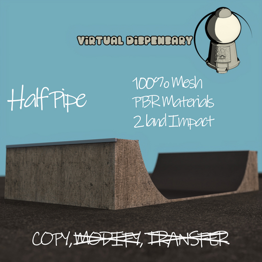 Skate Park ** Half Pipe ** Ramp [ Virtual Dispensary ]