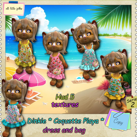 Dinkie * coquette playa * dress with hud serie 2