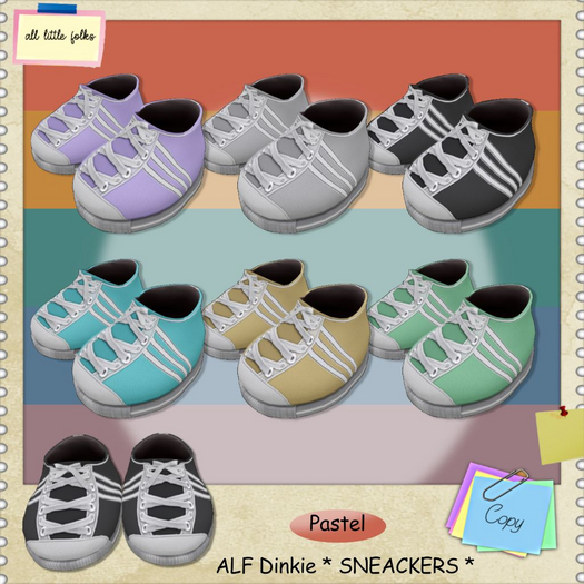 ALF Dinkie  SNEACKERS pastel