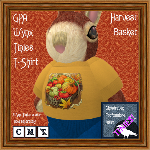 GPA Wynx Tinies T-Shirt - Harvest Basket Print