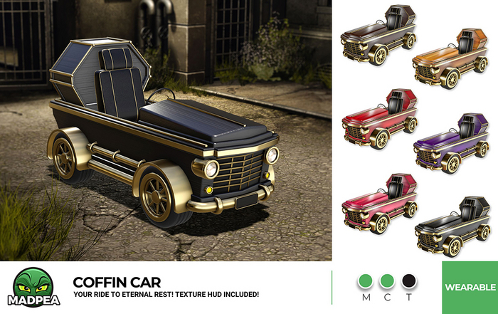 MadPea Coffin Car