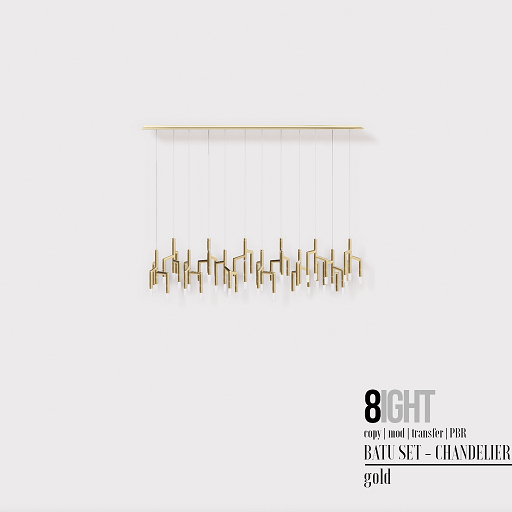 8 Batu - Chandelier GOLD