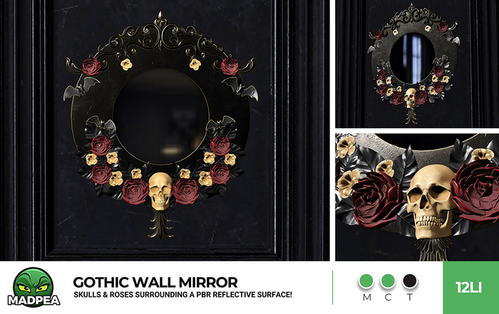 MadPea Gothic Wall Mirror