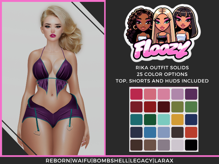 Floozy - Rika Outfit - Solids - Demo