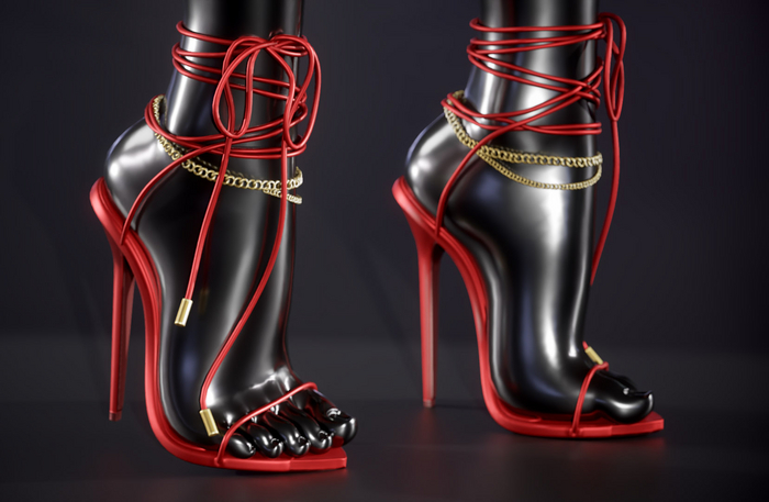 Oxana Red Heels 