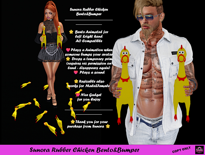 Sunora Rubber Chicken Bento&Bumper