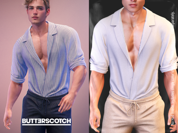 BUTTERSCOTCH . Asher Shirt {SolidWhite}