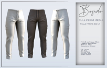 BESIDE Full Perm-Male Pants 240411