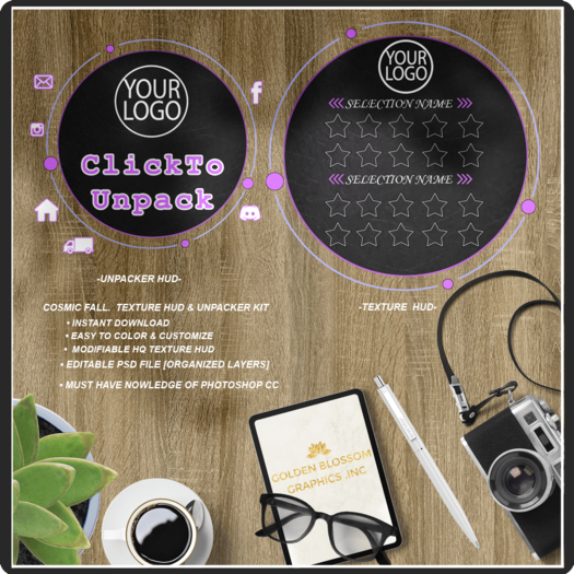 [GBGI] Cosmic fall unpcaker&Texture Hud 