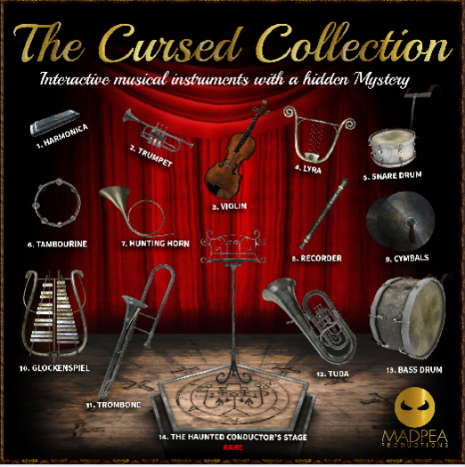 MadPea Cursed Collection Suitcase - 14.Conductor's Stage RARE