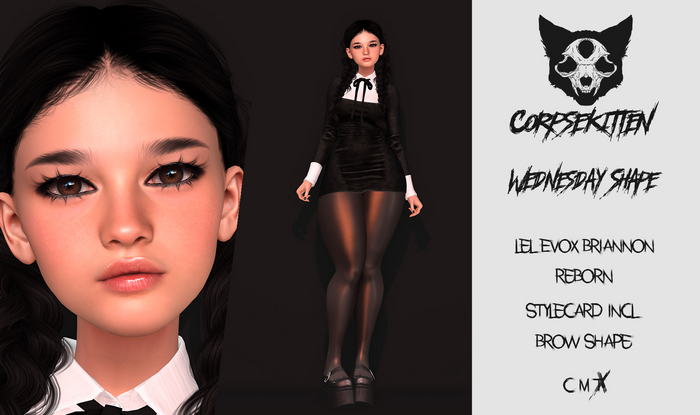 Corpsekitten - Wednesday Shape (Briannon,Reborn)