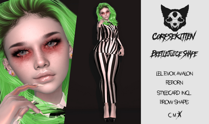 Corpsekitten - Beetlejuice Shape (Avalon, Reborn)