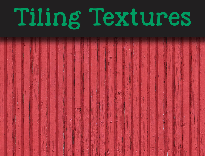 Exterior Wood Paneling with Red Flaking Paint - Seamless texture