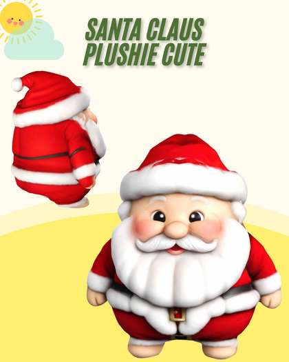 (AL) Santa claus plushie cute
