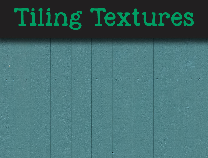 Painted Vertical Planks on Wooden Wall - Seamless texture