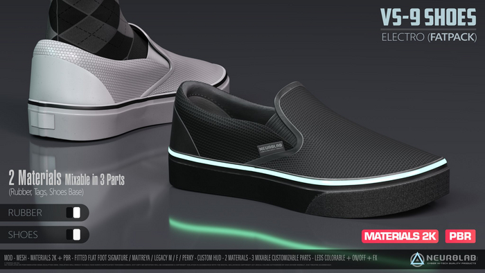 SHOES VS-9 ELECTRO (FATPACK + PBR) [Neurolab Inc.]
