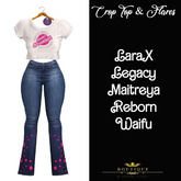 Let's Go Vote - Madam President Crop Top & Jeans Set (ADD)