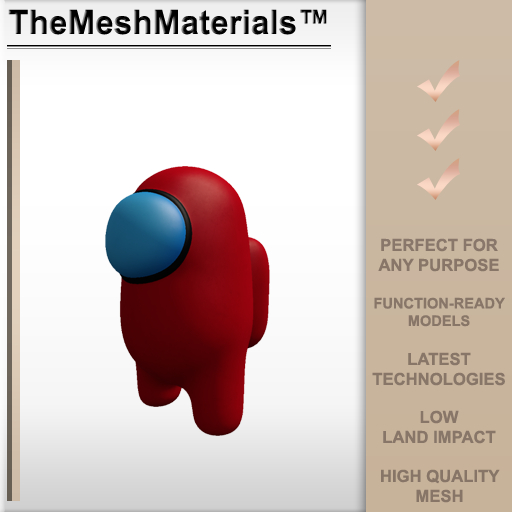 The Mesh Materials - Among Us Figure