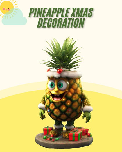(AL) pineapple xmas decoration