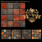 5pc PBR metal mosaic tiles seamless *Full Perm* 003