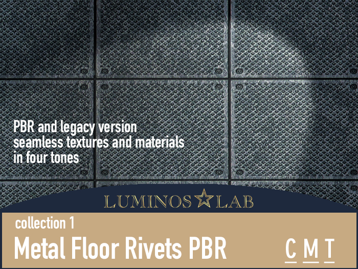 LL Metal Floor Rivet Pattern PBR (collection 1) Full Perm