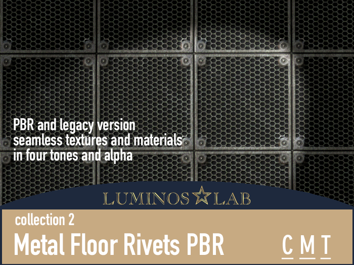 LL Metal Floor Rivet Pattern PBR (collection 2) Full Perm